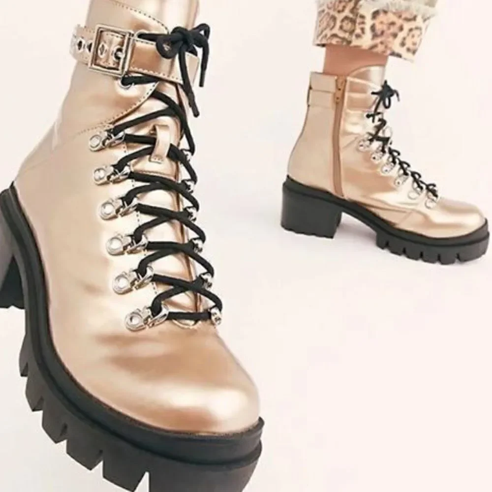 JEFFREY CAMPBELL Czech Lace-up Boot